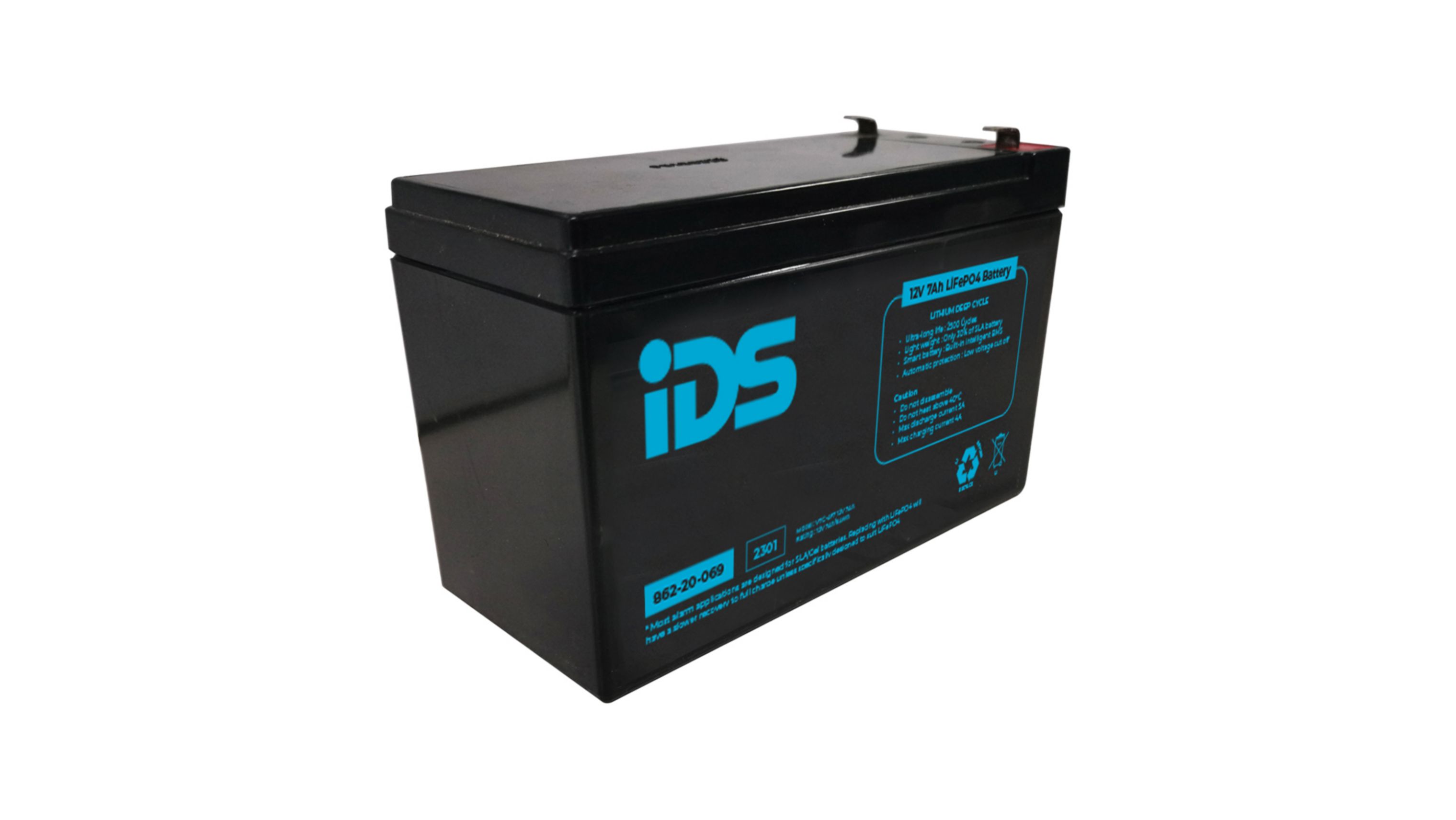 862-20-069 IDS 12V 7AH lithium battery